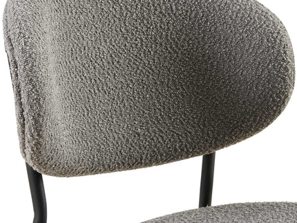 Boucle Dining Chairs, Dining Chairs With Metal Legs For Dining Room, Kitchen, Living Room
