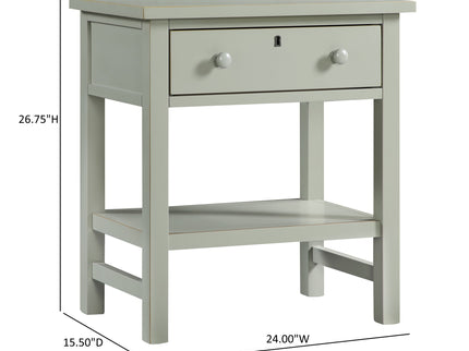 Finley - 1 Drawer Storage Nightstand