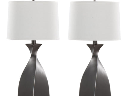 Curvo - Contemporary Polyresin Table Lamp (Set of 2)