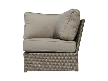 Modern Patio Wicker Loveseat With Cushions