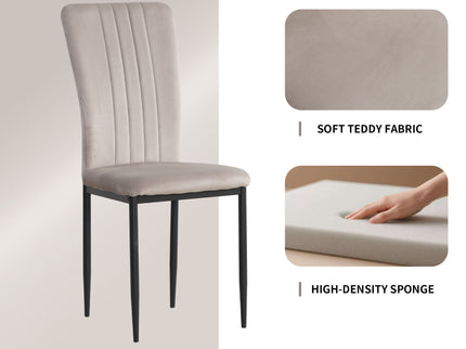 Velvet Dining Chairs For Dining Room (Set of 4)