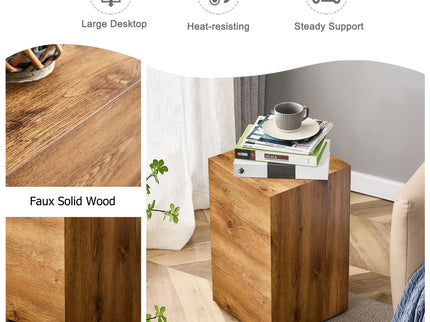Modern Coffee Table With Wood Grain Texture And Stylish Design - Wood