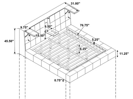 Oliver - Platform Bed