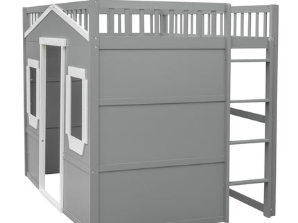 Elegant House Loft Bed With Ladder