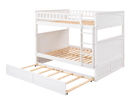 Bunk Bed With Twin Size Trundle, Guardrails
