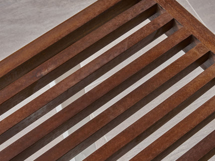 Intrinsic - Outdoor Dining Bench With Slat Top
