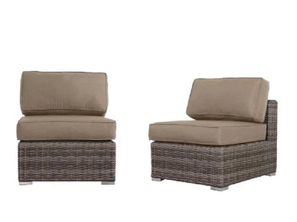Outdoor Wicker Seating Group With Cushions