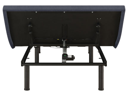 California King Adjustable Bed Base With Ergonomic Support And Wireless Remote Control - Black