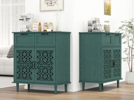 2 Door 2 Drawer Elegant Cabinet