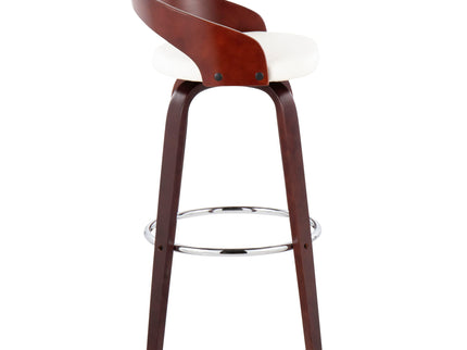 Grotto - Mid Century Elegant Design Modern Barstool With Swivel (Set of 2)