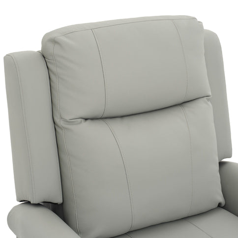 Manual Recliner Chair With 270 Degree Swivel, Massage & Heating, Dual Reclining Positions
