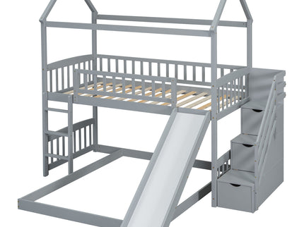 House Bunk Bed With Slide