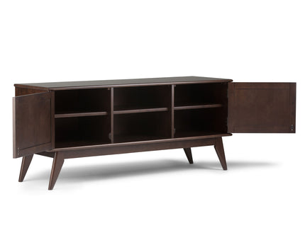 Draper - Handcrafted Mid Century Low TV Media Stand