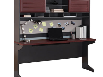 Pursuit - Hutch With Open And Concealed Compartments - Cherry