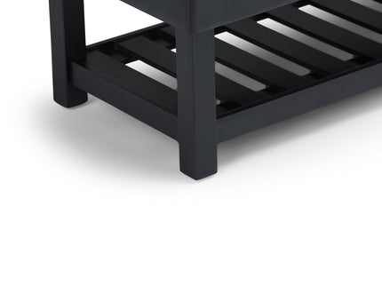 Saxon - Upholstered Transitional Storage Ottoman Bench