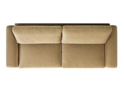 Mason - Arched Arm Sofa - Camel Brown Beige