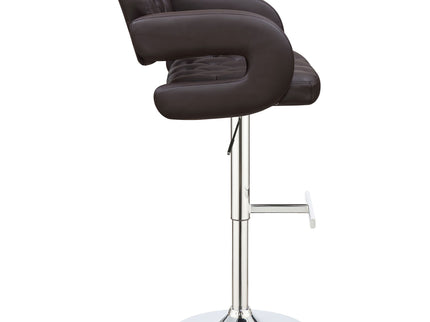 Adjustable Bar Stool With Upholstery