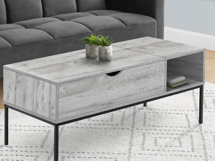 Table, Rectangular, Cocktail, Functional Lift-Top, Contemporary & Modern
