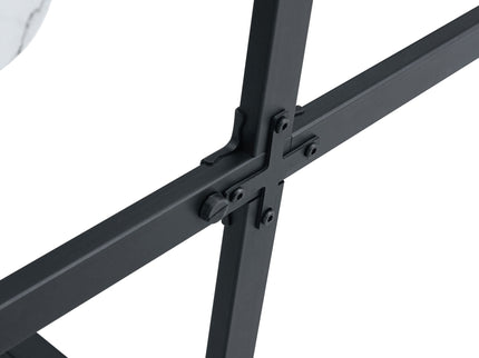 2 Tone Dining Table For Modern Minimalist And Industrial Styles