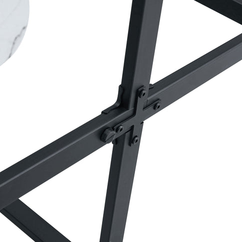 2 Tone Dining Table For Modern Minimalist And Industrial Styles