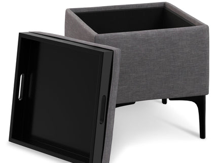 Natasha - Multifunctional Storage Ottoman With Tray