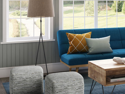 Fredrik - Handcrafted Square Pouf