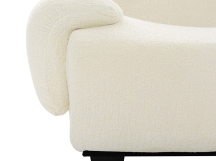 3 Seater Sofa Couch With Curved Armrests