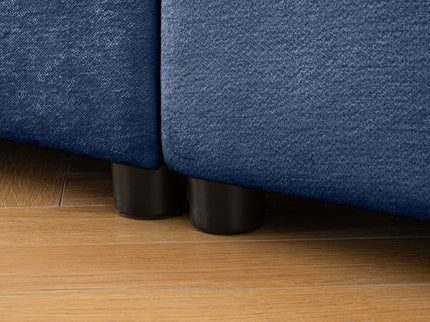 Stylish Sofa With Storage Seat And Cylindrical Backrest