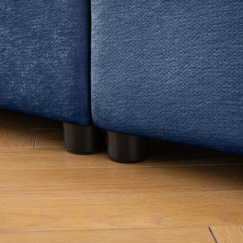 Contemporary Elegant Sofa With Storage And Ottoman