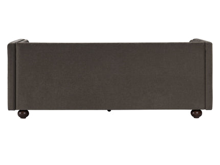 3 Seater Sofa Upholstery With Square Arms, Living Room Couch