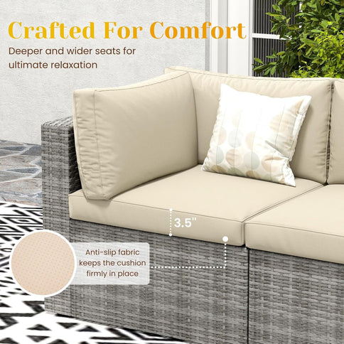 Modern Patio Set With Coffee Table