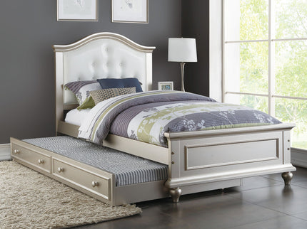 Contemporary Style Bed With Trundle