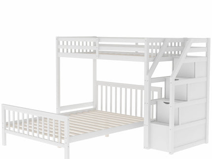 Loft Bed With Staircase And Storage