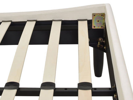 Aspen - Vertical Tufted Modern Headboard Platform Bed Set