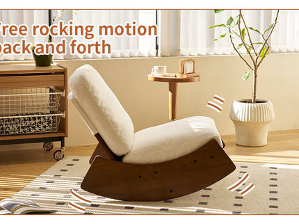 Comfortable High-Quality Upholstery Glider Rocking Chair
