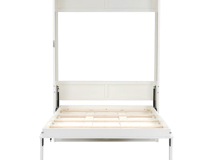 Full Size Murphy Bed With 2 Drawers - Beige