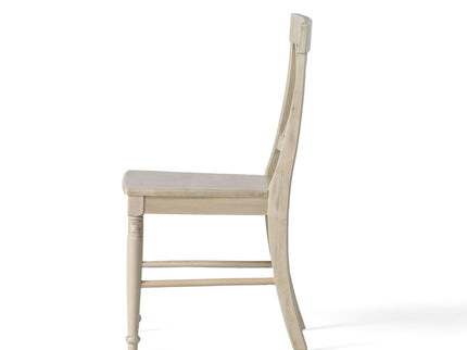 Dining Chair With X Shaped Back (Set of 2)