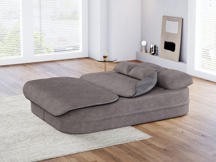 2 In 1 Foldable Sofa Bed With Multi Functional Blanket, Floor Lounge Sofa