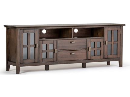 Artisan - TV Media Stand - Natural Aged Brown