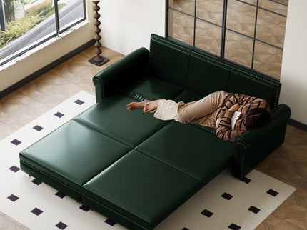 Chesterfield Sofa & Pull Out Bed