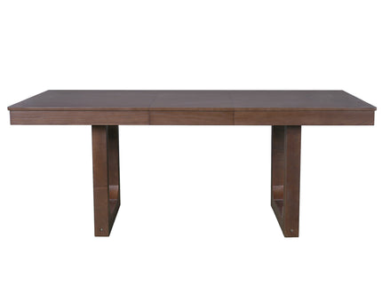 Extendable Dining Set, Farmhouse Extendable Table With Upholstered Chairs