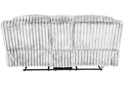 Contemporary Motion Loveseat With Console Storage