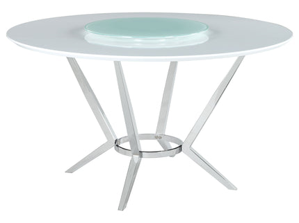 Anchor - Round Dining Table - Gloss White