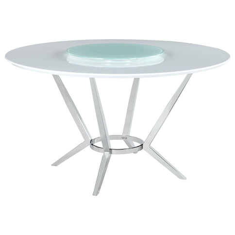 Anchor - Round Dining Table - Gloss White