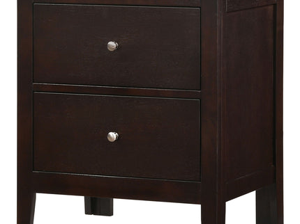 Garrett - 2 Drawer Nightstand - Cappuccino