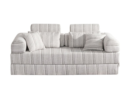 Convertible Sleeper Sofa Bed With High Density Compressed Sponge, Upholstered Couch For Living Room
