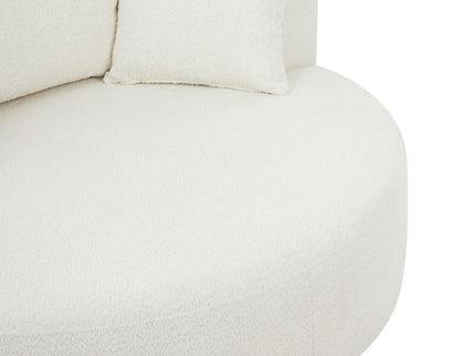 360° Swivel Chair Accent Barrel Chair With Removable Pillows