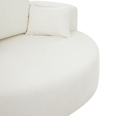 360° Swivel Chair Accent Barrel Chair With Removable Pillows