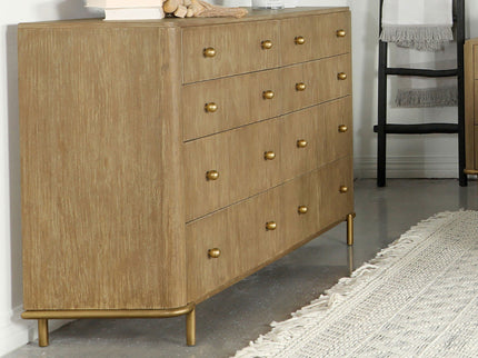 Stevie - Rectangular 8 Dresser - Sand