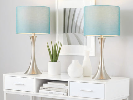 Lenuxe - Contemporary Semi Gloss Table Lamp (Set of 2)